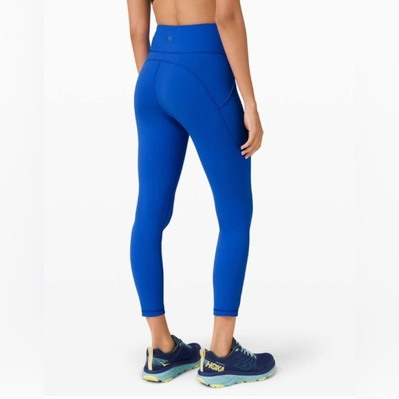 Lululemon Invigorate High-Rise Tight Leggings 25” Cerulean Blue Like New Sz 2